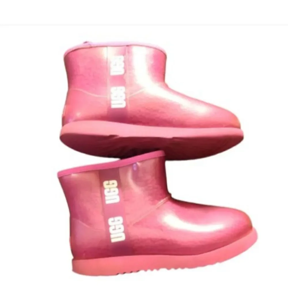 Ugg pink furry boots